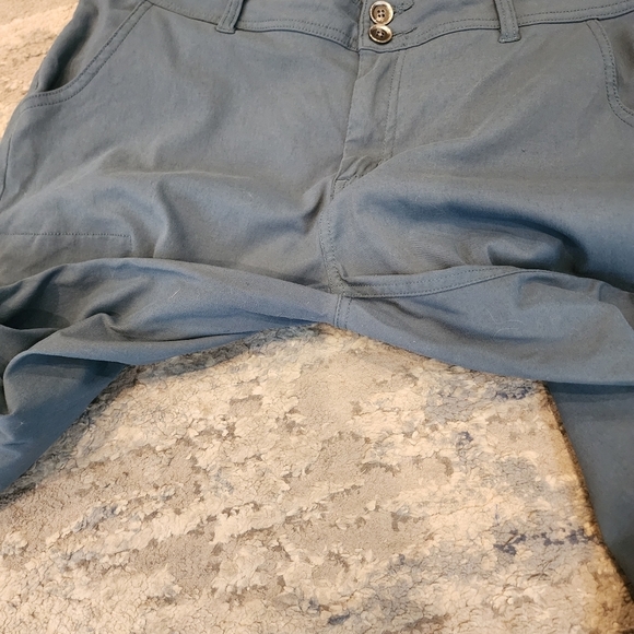 Prana Halle Roll Up Convertible blue straight active pants outdoor hiking sz 16 - Picture 11 of 16
